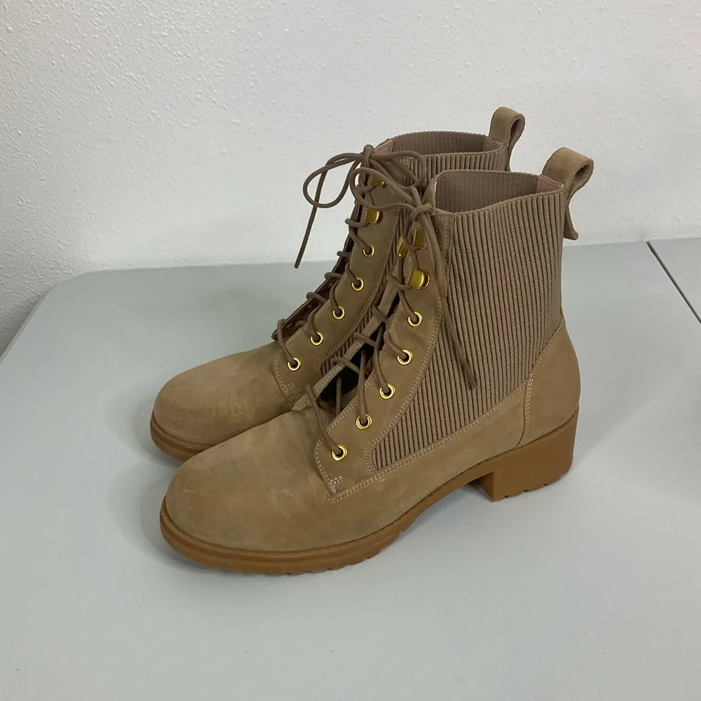 Cole Haan Camea II Combat Boots Size 9.5‎